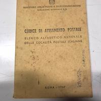 Opuscolo istruzioni all’uso dei CAP anno 1967