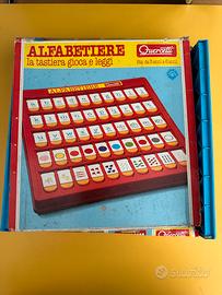 Gioco Vintage Quercetti Alfabetiere