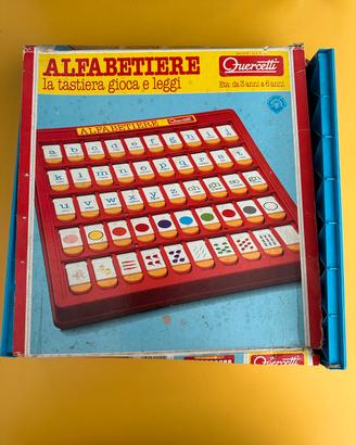 Gioco Vintage Quercetti Alfabetiere