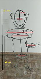 Toilette Artigianale in Ferro Battuto