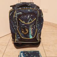 zaino trolley scuola invicta seven con portapenne