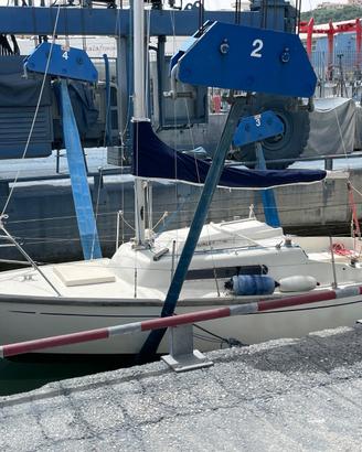Barca a vela con entrobordo  rifatto e Posto Barca