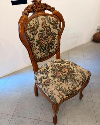 Set 4 sedie vintage stile Luigi Filippo / Barocco