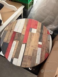 Tavolini bistrot rotondi design – 6 pezzi