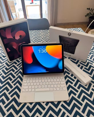 iPad Air 5 M1 + Apple Pencil 2 + Tastiera Hou