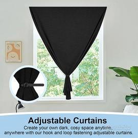 Tenda oscurante senza forare, adesiva, finestre
