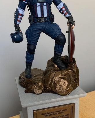 Statua Capitan America fatta a mano NUOVA SIGILLAT