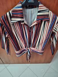 Camicia blasone a righe