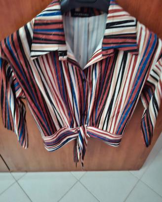 Camicia blasone a righe