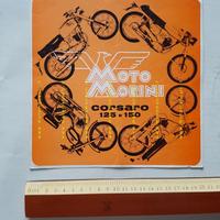 Moto Morini modelli Corsaro 125-150 1965 depliant