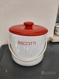 Biscottiera in ceramica.