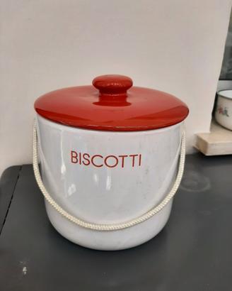Biscottiera in ceramica.