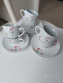 Tazzine da caffè (6) in porcellana Tognana