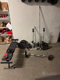 Attrezzatura palestra bodybuilding bilancieri pesi