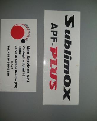 SUBLIMATORE SUBLIMOX APF PLUS  - in perfette condi