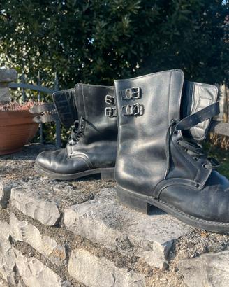 Stivaletti anfibi P.S., polizia anni ‘80, nº44