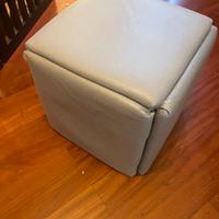 Sedia pouf cubo grigio 5 in 1  Salvaspazio