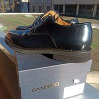 Scarpe da cerimonia vernice blu 42 F.lli Sannino