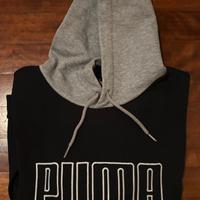 Felpa nera Puma