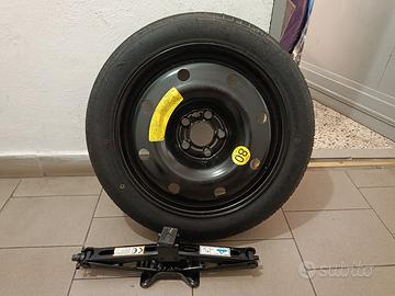 Kit Ruotino di Scorta 125/80 R17 (5x110) con Cric,