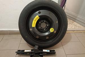 Kit Ruotino di Scorta 125/80 R17 (5x110) con Cric,