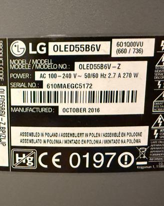 TV OLED LG 55”
