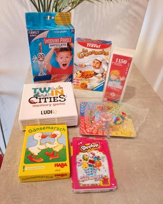 Lotto giochi da tavolo per bambini mix