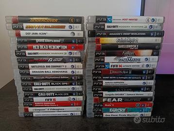 Lotto giochi PS3 - prezzi in descrizione