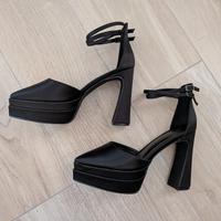 Scarpe nere tacco alto 41