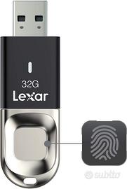 Lexar JumpDrive Fingerprint F35 Chiavetta USB 32 G