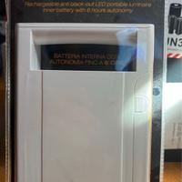 LAMPADA LED PORTATILE RICARICABILE ANTI BLACK-OUT