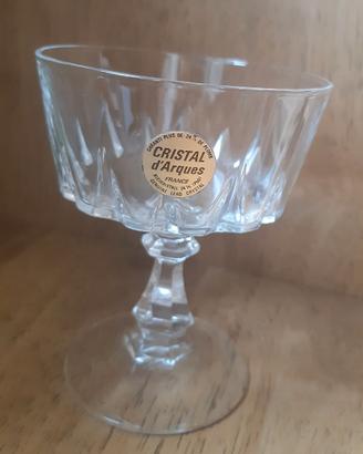 Bicchieri da champagne nuovi cristallo