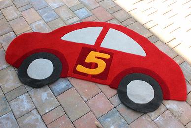Tappeto "CAR" Rosso cm 90 x 155