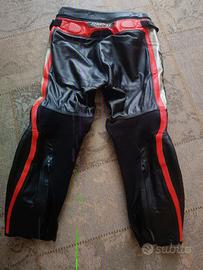 pantalone pelle moto Dainese 