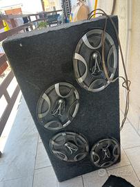 Cassa audio con 4 altoparlanti Hertz