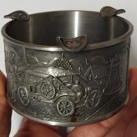 VECCHIO POSACENERE IN METALLO VINTAGE 