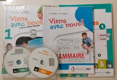 Viene avec nous! 1 Tre libri con CD/MP3 e DVD Rom