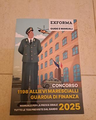 libro per concorso allievi marescialli GdF