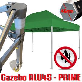 Gazebo 3x4,5 pieghevole verde impermeabile eventi
