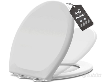 Copriwater Universale Bianco | Chiusura Soft-Close
