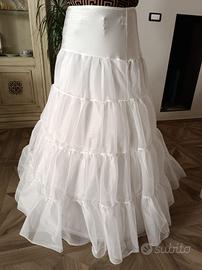 SOTTOGONNA PER ABITO SPOSA CON BALZE
