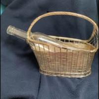 Cestino versa vino metallo argentato 1960