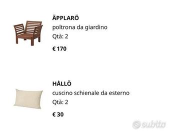 POLTRONA DA GIARDINO E TERRAZZO NR.2