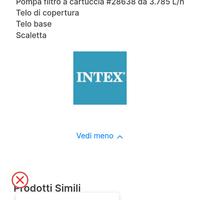 Pompa filtro a cartuccia