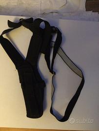 Fondina ascellare in stoffa nera