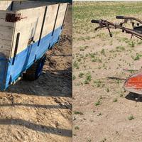 rimorchio fisso e motocoltivatore nibbi fresa