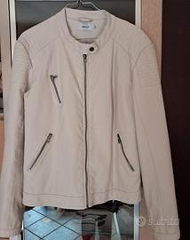 giacca pelle only colore ghiaccio 