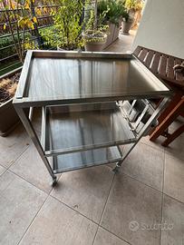Carrello Inox Ikea Kungsfors 60x40