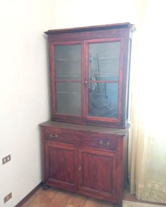 Credenza Antica con Vetrinetta inizio '900