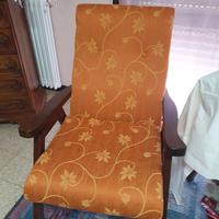 poltrona con spalliera reclinabile